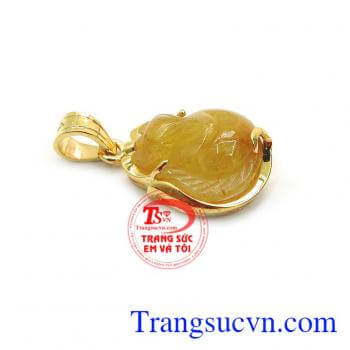 Mặt dây hồ ly quyến rũ được chế tác từ thạch anh tóc cao cấp, bảo hành 6 tháng, giao hàng nhanh trên toàn quốc,Mặt dây hồ ly quyến rũ