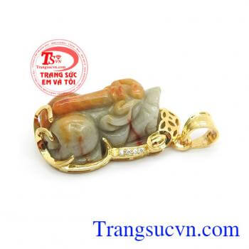 Mặt dây tì hưu may mắn