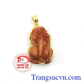 Mặt dây tì hưu thịnh vượng là sản phẩm ngọc cẩm thạch thiên nhiên mang lại sức khỏe, may mắn về công danh, sự nghiệp, chiêu tài lộc cho người đeo