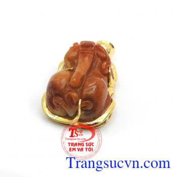 Mặt Tỳ Hưu Bọc Vàng