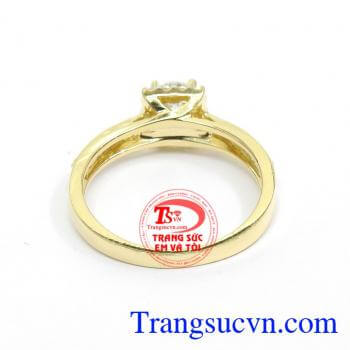 Nhẫn nữ vàng tây dành cho phái đẹp phù hợp làm quà tặng sinh nhật hoặc trong các dịp ý nghĩa