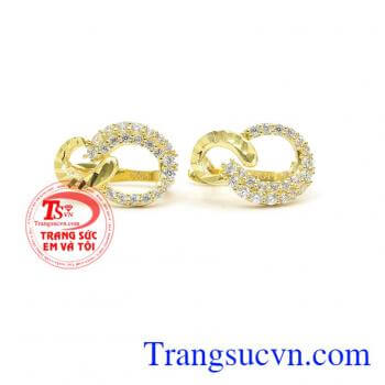 Hoa tài phát lộc là sản phẩm hoa tai được thiết kế tinh tế, đẹp sang trọng. 