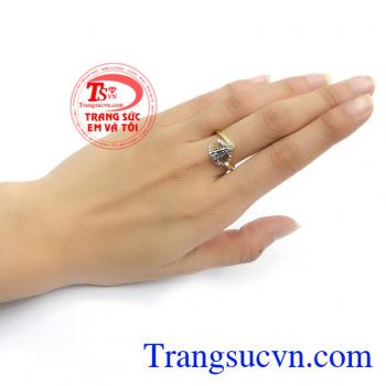 Nhẫn nữ vàng tây dành cho phái đẹp phù hợp làm quà tặng sinh nhật hoặc trong các dịp ý nghĩa