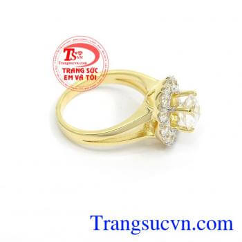 Nhẫn nữ vàng tây dành cho phái đẹp phù hợp làm quà tặng sinh nhật hoặc trong các dịp ý nghĩa