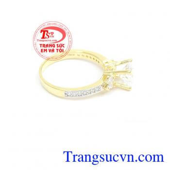 Nhẫn nữ vàng tây dành cho phái đẹp phù hợp làm quà tặng sinh nhật hoặc trong các dịp ý nghĩa