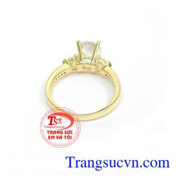 Nhẫn Nữ Đính Đá Hàn Quốc