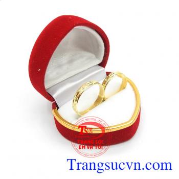 Nhẫn cưới hạnh phúc trọn vẹn