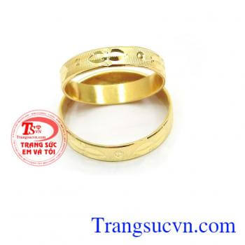 Nhẫn cưới hạnh phúc trọn vẹn bảo hành 6 tháng, giao hàng trên toàn quốc