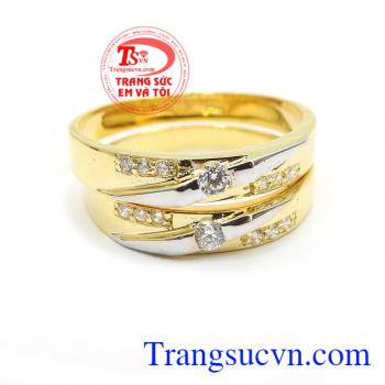 Nhẫn cưới hạnh phúc thủy chung bảo hành 6 tháng, giao hàng nhanh trên toàn quốc