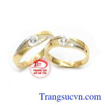 Nhẫn cưới hạnh phúc tình yêu bảo hành 6 tháng, giao hàng nhanh trên toàn quốc