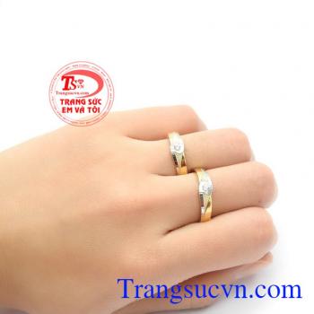 Nhẫn cưới hạnh phúc tình yêu