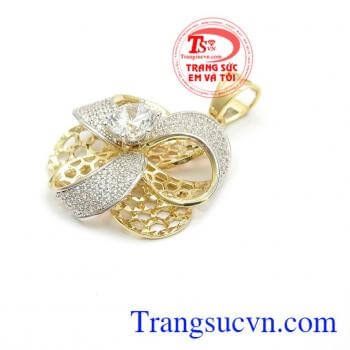 Mặt dây bông hoa sang trọng bảo hành 6 tháng, giao hàng nhanh trên toàn quốc,Mặt dây bông hoa sang trọng