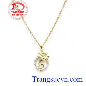 Mặt dây hoa bách hợp bảo hành 6 tháng, giao hàng nhanh trên toàn quốc,Mặt dây hoa bách hợp