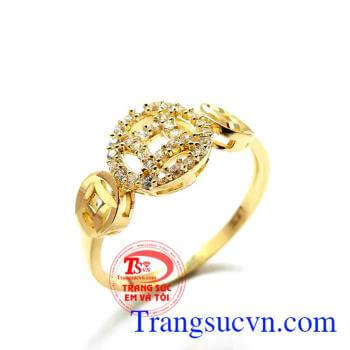Nhẫn kim tiền phong thủy