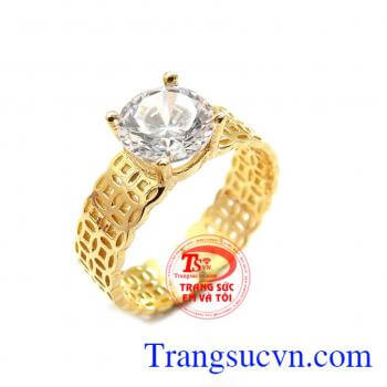 Nhẫn kim tiền phú quý