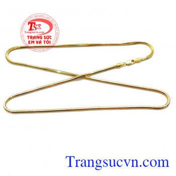Dây chuyền nam vàng tây sang trọng