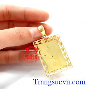 Mặt dây nam ngựa vàng