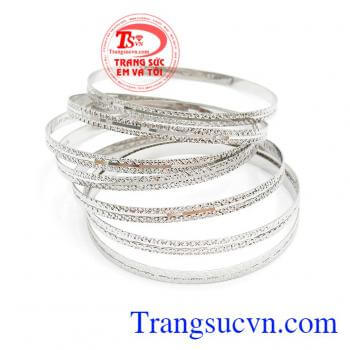 Vòng Tuần Vàng Trắng Tinh Xảo
