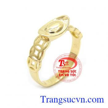 Nhẫn kim tiền thịnh vượng