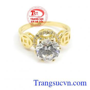 Nhẫn nữ kim tiền đẹp bảo hành 6 tháng, giao hàng nhanh trên toàn quốc