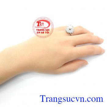 Nhẫn Nữ Vàng Trắng Thời Đại