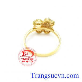 Nhẫn nữ vàng tây dành cho phái đẹp phù hợp làm quà tặng sinh nhật hoặc trong các dịp ý nghĩa