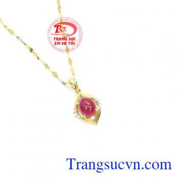 Mặt Dây Nữ Ruby Cá Tính