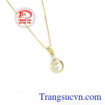 Mặt Dây Nữ Hàn Quốc Đính Đá