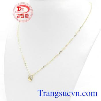 là món quà được phái đẹp ưa chuộng trong những dịp ý nghĩa,Bộ Dây Chuyền Tình Yêu Son Sắc