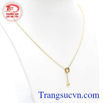 Bộ Dây Chuyền Nữ Xu Hướng kiểu chế tác mới lạ mang nét trẻ trung, phong cách riêng cho phái đẹp,Bộ Dây Chuyền Nữ Xu Hướng
