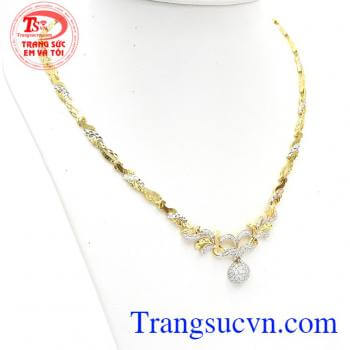 Kiềng Vàng Phái Đẹp Quý Phái vàng 10k đẹp.