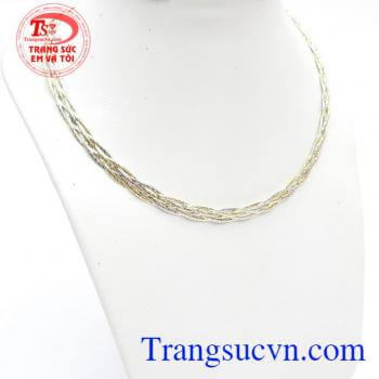 Kiềng Vàng Phong Cách Italy vàng 10k kiểu dáng đẹp, chất lượng cao. 