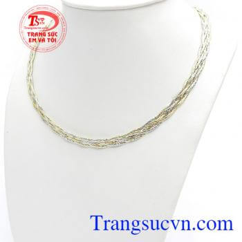 Kiềng vàng nhập khẩu Italy, Kiềng Vàng Phong Cách Italy kiểu dáng trang nhã, mới lạ. Kiềng Vàng Phong Cách Italy