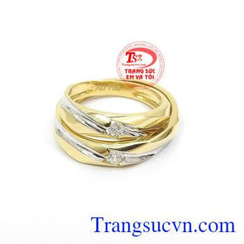 Đôi Nhẫn Hạnh Phúc Đong Đầy