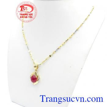 là bộ trang sức được nhiều phái đẹp ưa chuộng,Bộ Trang Sức Ruby Quý Phái