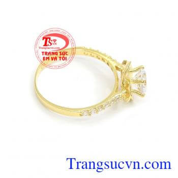 Nhẫn nữ vàng tây dành cho phái đẹp phù hợp làm quà tặng sinh nhật hoặc trong các dịp ý nghĩa