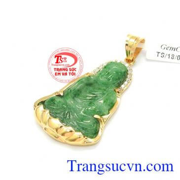 Mặt dây chuyền nam chạm khắc bọc vàng 18k sáng bóng đảm bảo chất lượng hợp thời trang, sang trọng và phong thủy