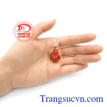 Thích hợp làm quà tặng cho người thân và bạn bè,Mặt Dây Hồ Ly Bình An Hạnh Phúc