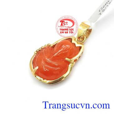 vì vậy mặt Hồ Ly vừa là món đồ trang sức sang trọng, quý phái vừa có ý nghĩa phong thủy mang lại may mắn, bình an cho chủ nhân,Mặt Dây Hồ Ly Tài Lộc