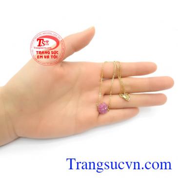 Lắc Chân Nữ Ruby Hưng Vượng