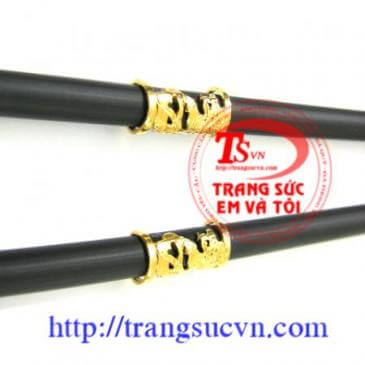 Dây da bọc vàng 18k