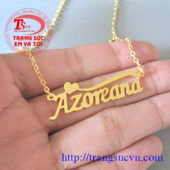 Làm trên chất liệu vàng tây kèm theo sản phẩm và giấy bảo hành