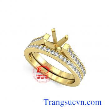 Vỏ nhẫn kim cương đẹp