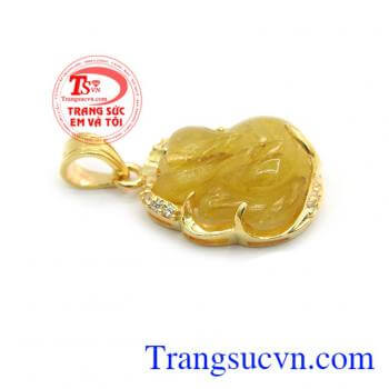Mặt dây thạch anh tóc đẹp