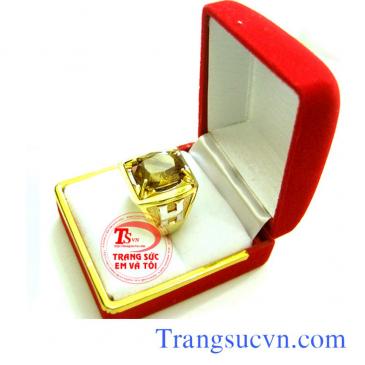 Nhẫn nam đá quý