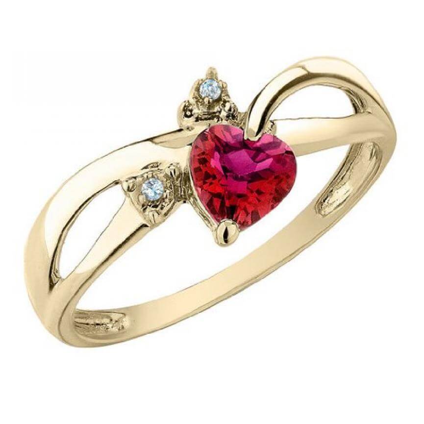 nhẫn vàng ruby thiên nhiên