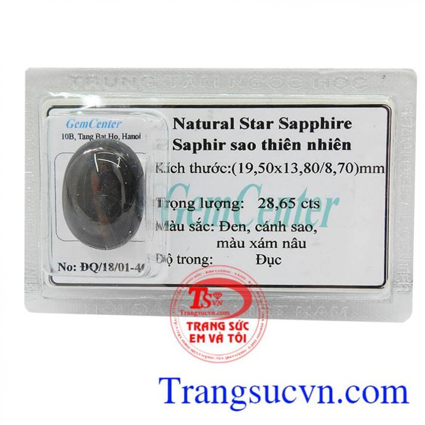Viên đá Saphir sao