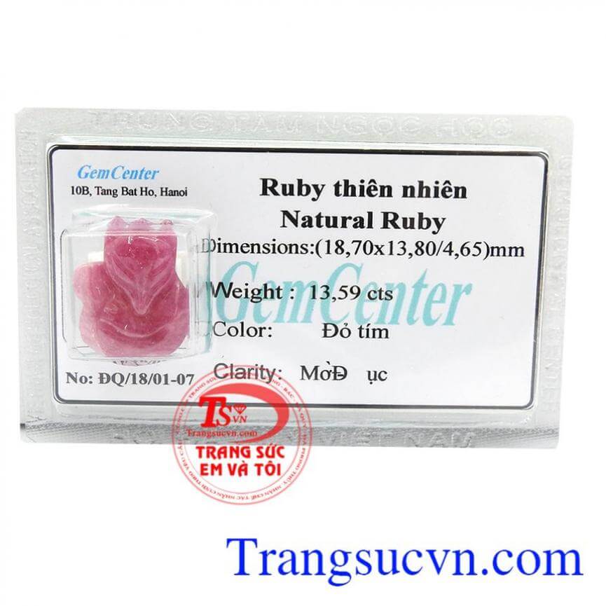 Hồ ly ruby thiên nhiên