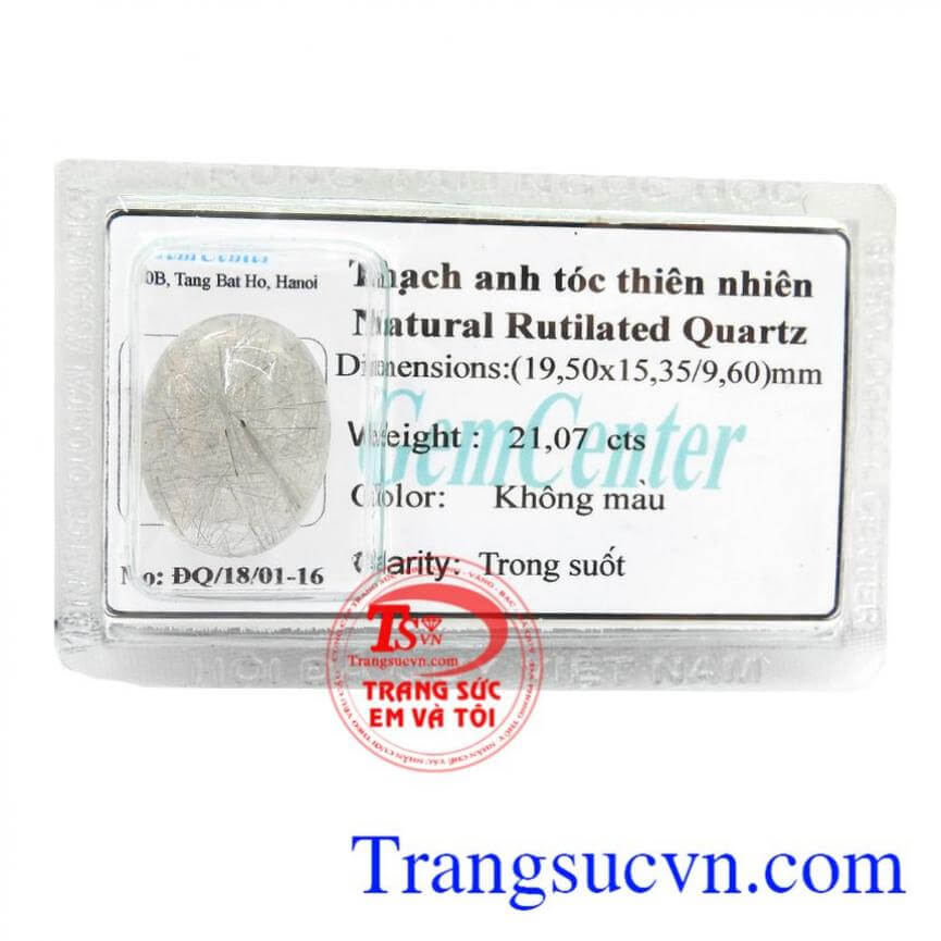 Viên thạch anh tóc tài lộc