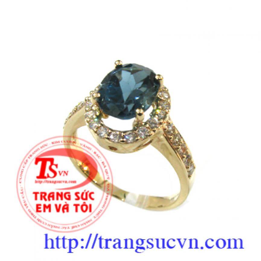 Saphire nhẫn nữ